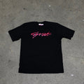 Offset Signature Logo Tee – Black