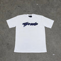 Offset Signature Logo Tee – White
